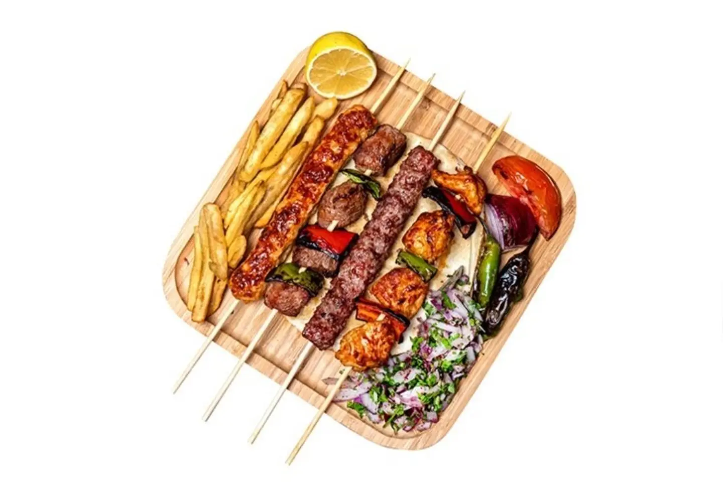 طبق مشكل مشاوي ربع