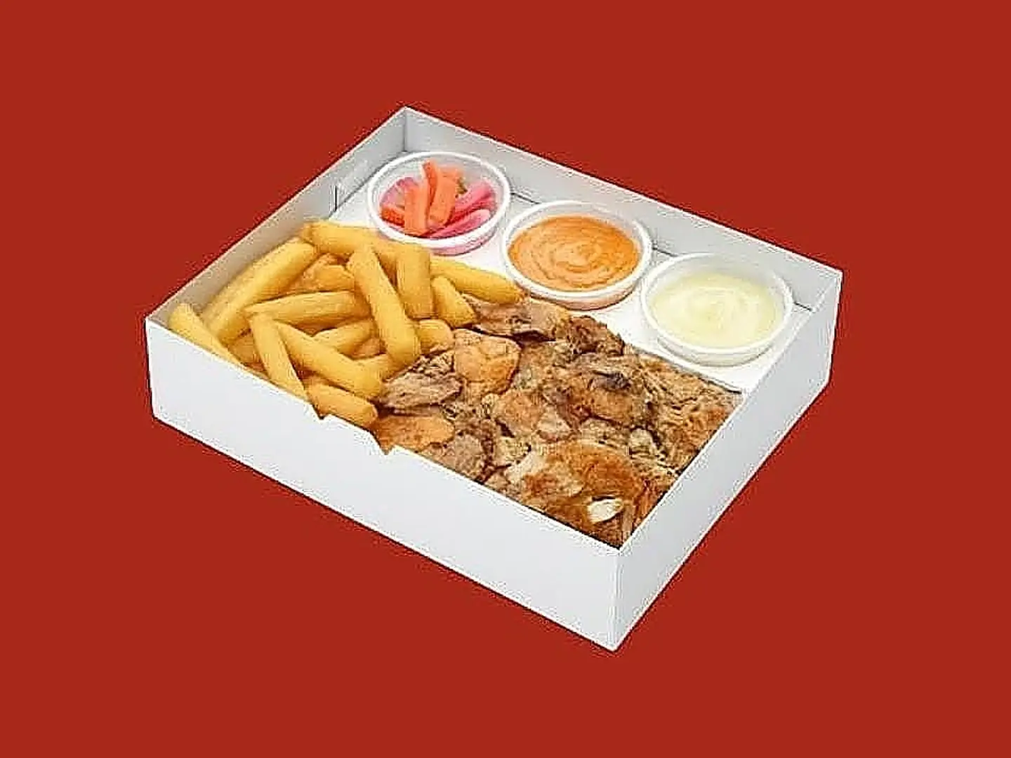 صحن شاورما دجاج
