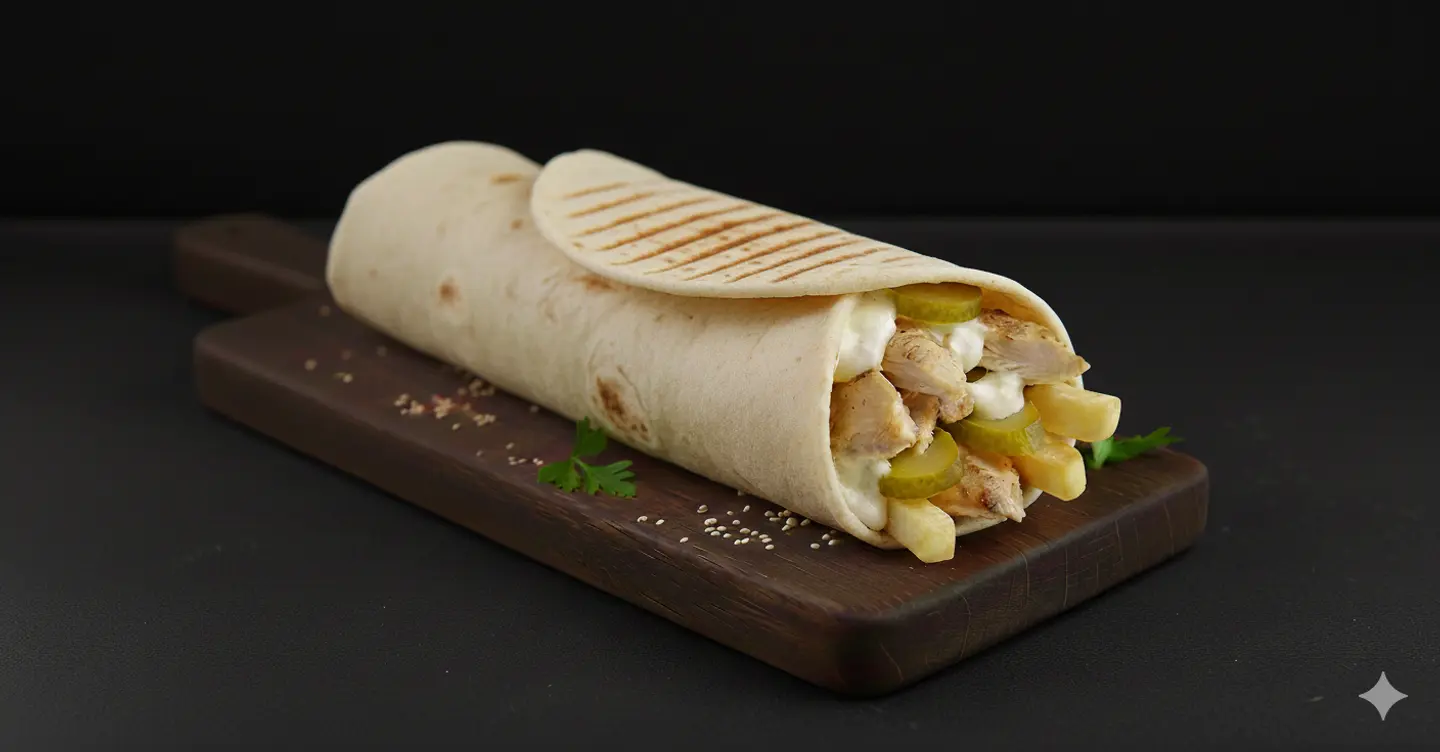 ساندوتش شاورما - عادي