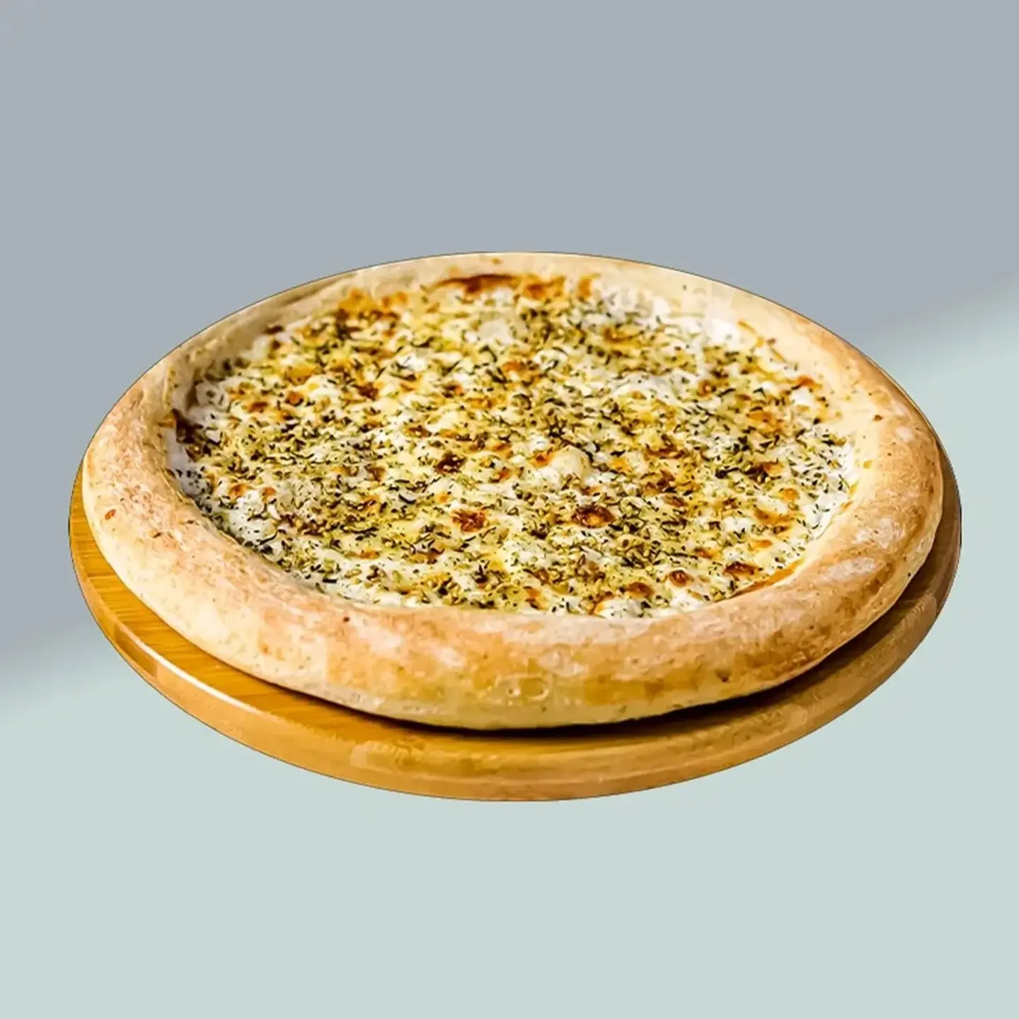 بيتزا لبنة و زعتر