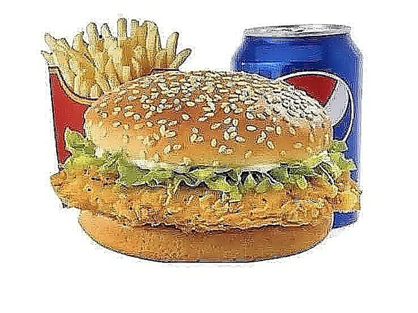 Zinger Chicken Burger Meal