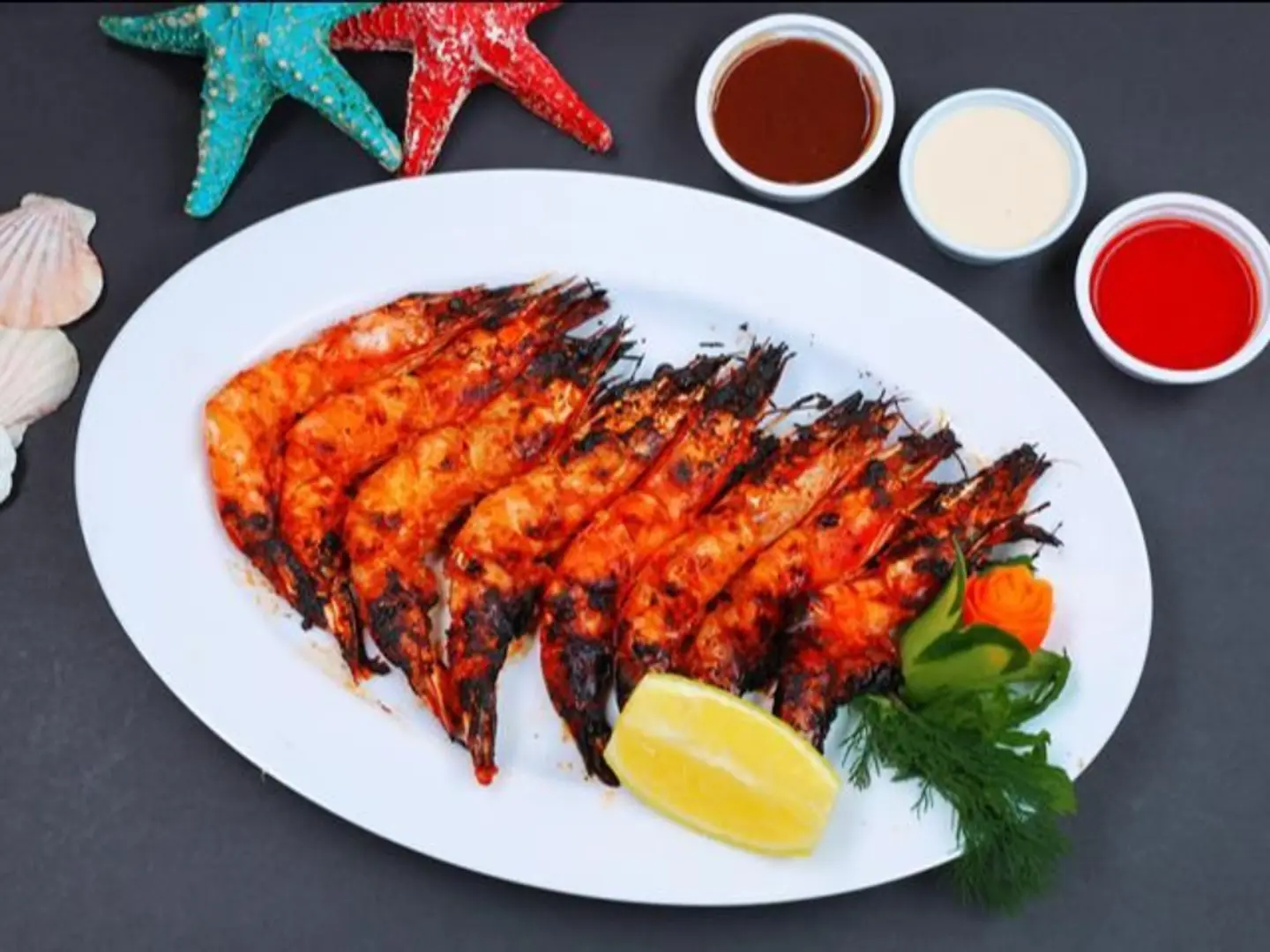 جمبري وسط مشوي