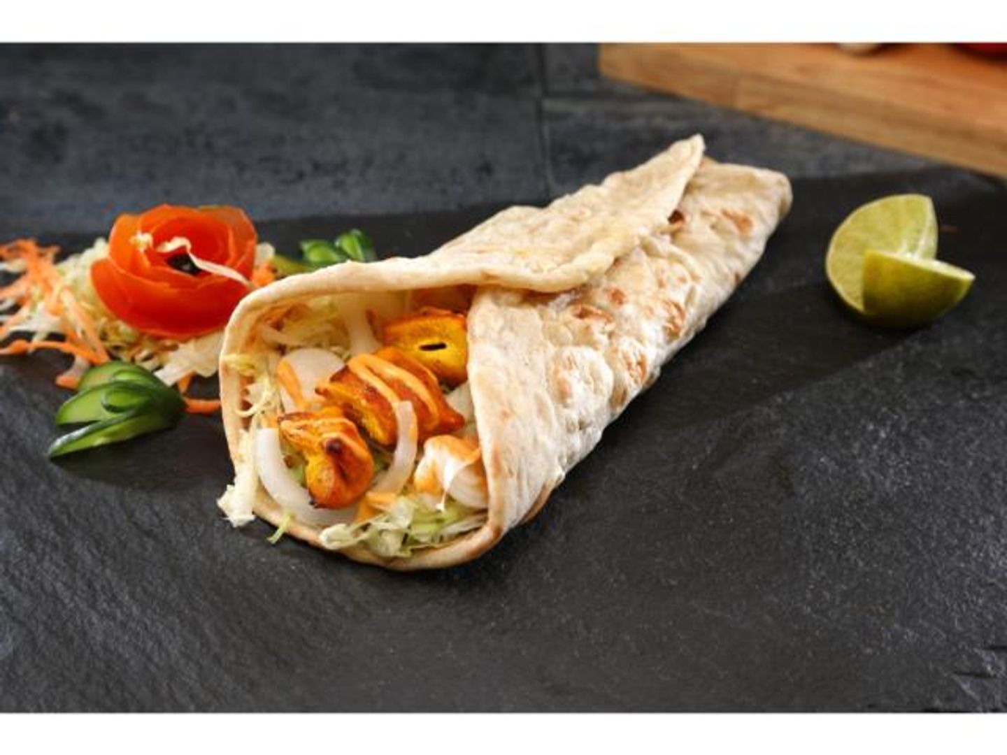 Yogurt Lamb Tikka Sandwich