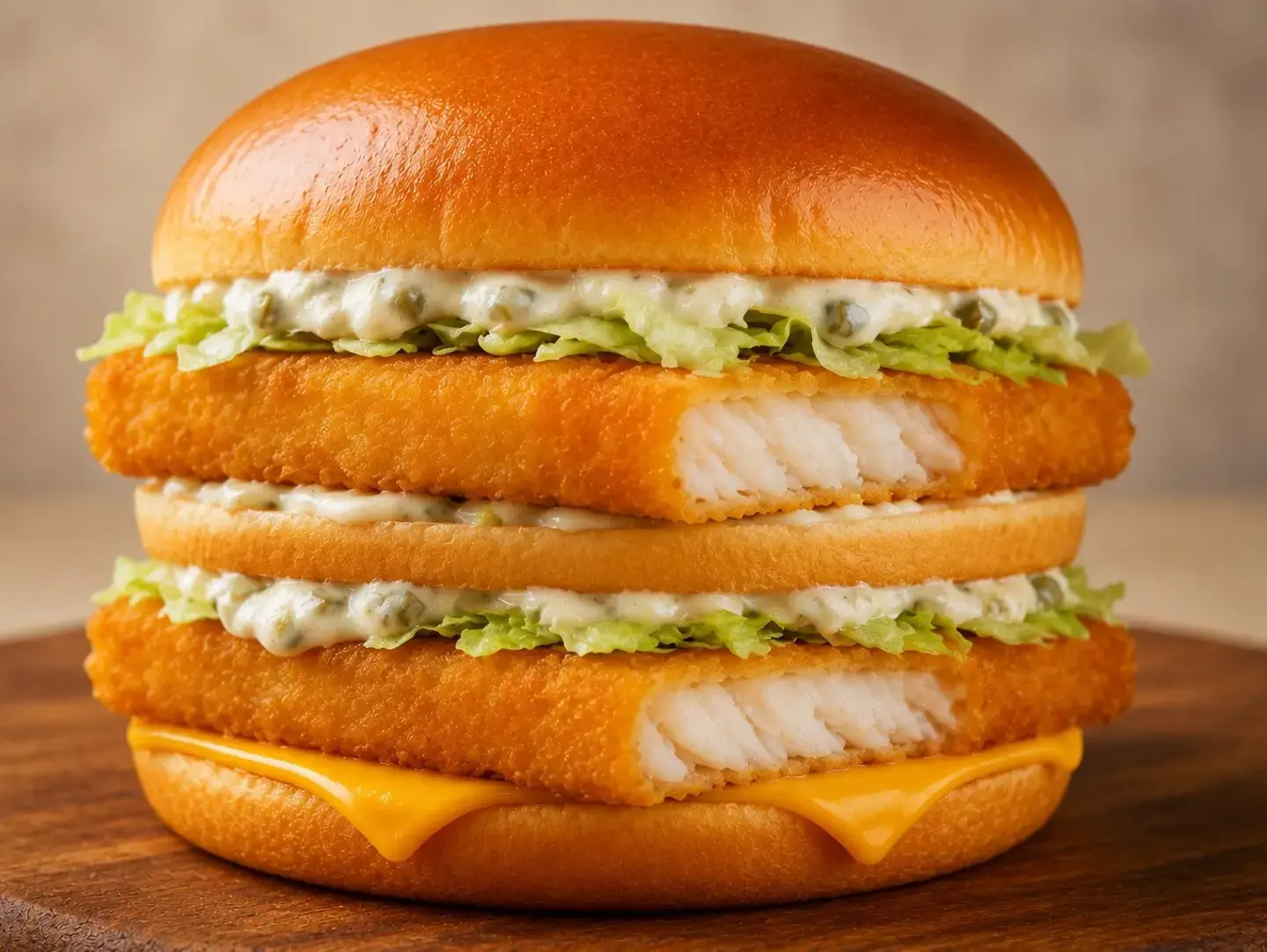 Double Fish Burger