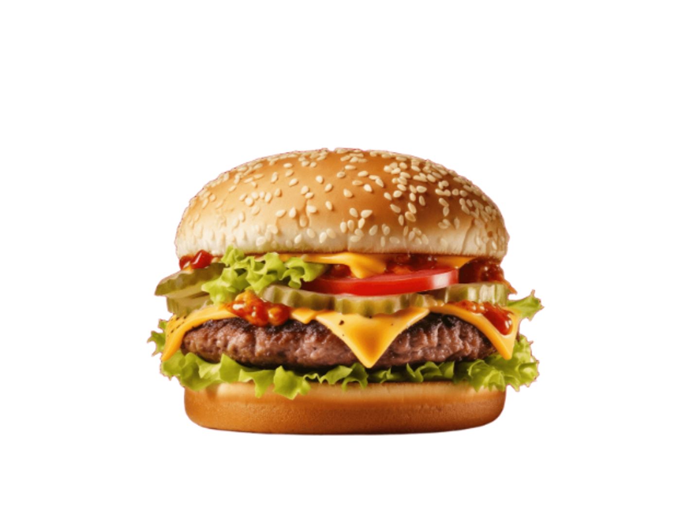 Beef Burger With Cheese