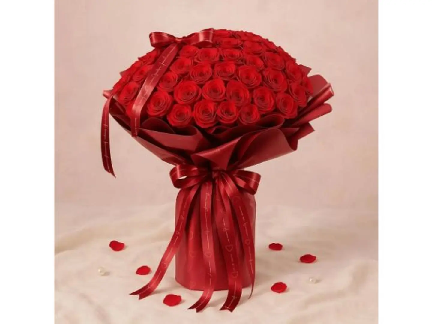 باقة 111 وردة جوري فاخرة