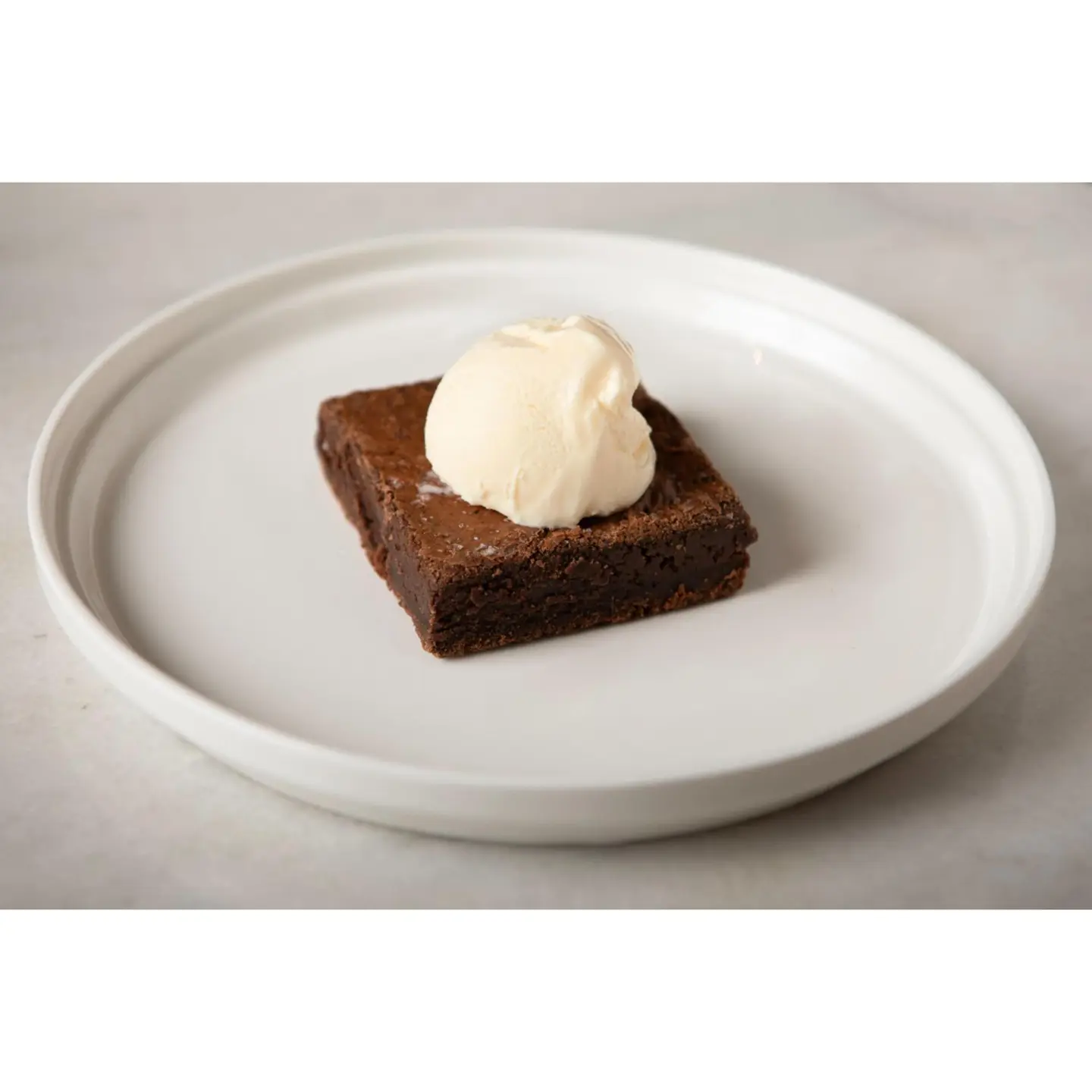Brownie With Ice Cream