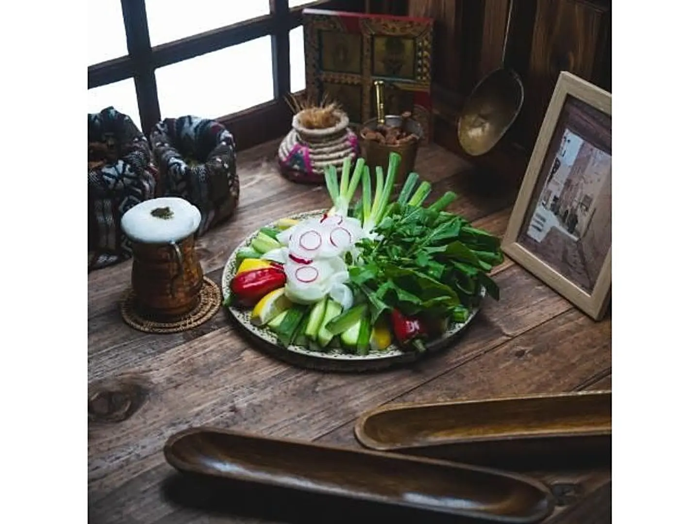 Rocca And Vegetable Basket