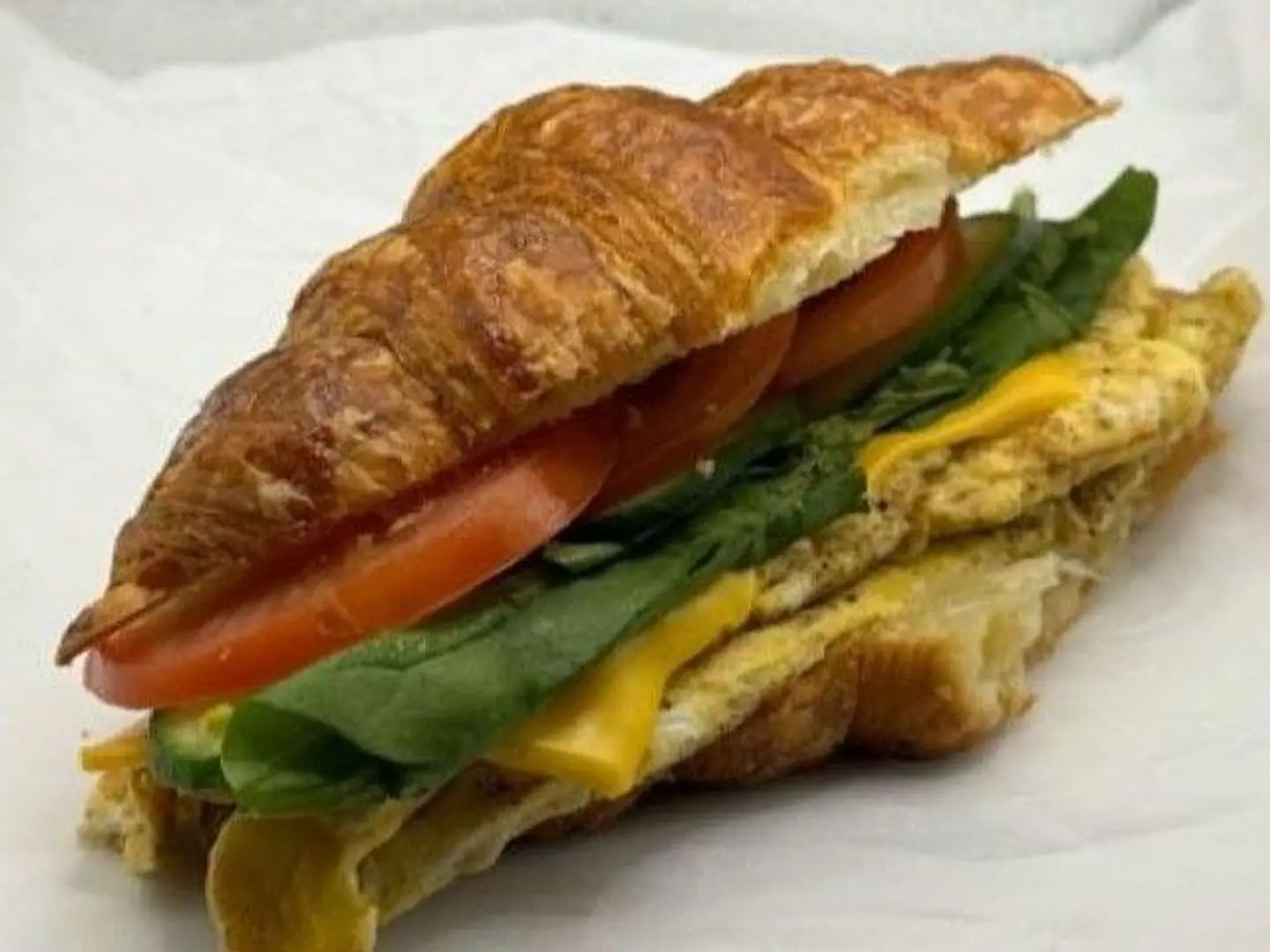 Mini Omelette And Cheese Croissant