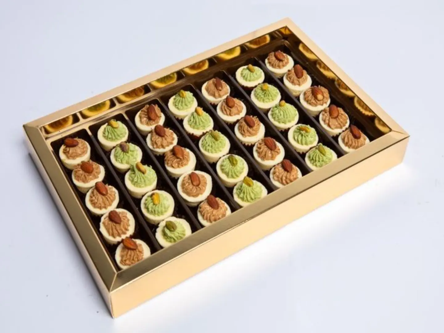 Luxury Ghraybeh (Stuffed With Pistachio & Lotus Cream)