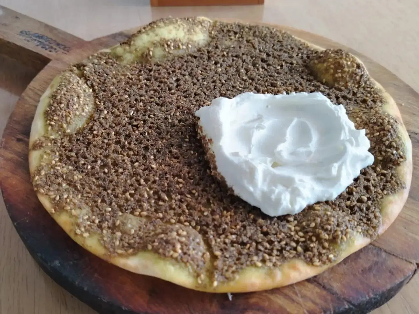 Marasie With Labneh And Zater