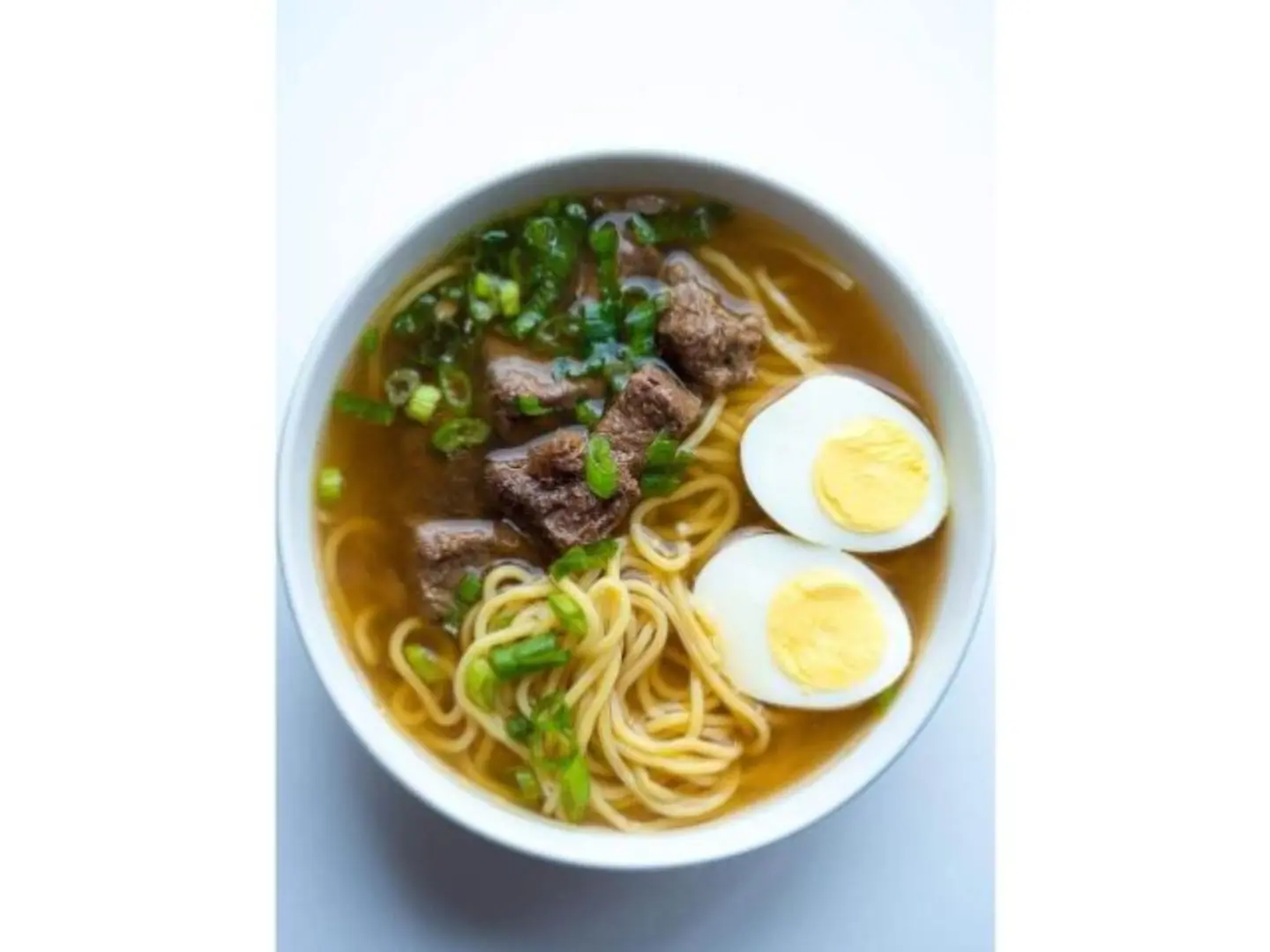 Beef Mami With Egg