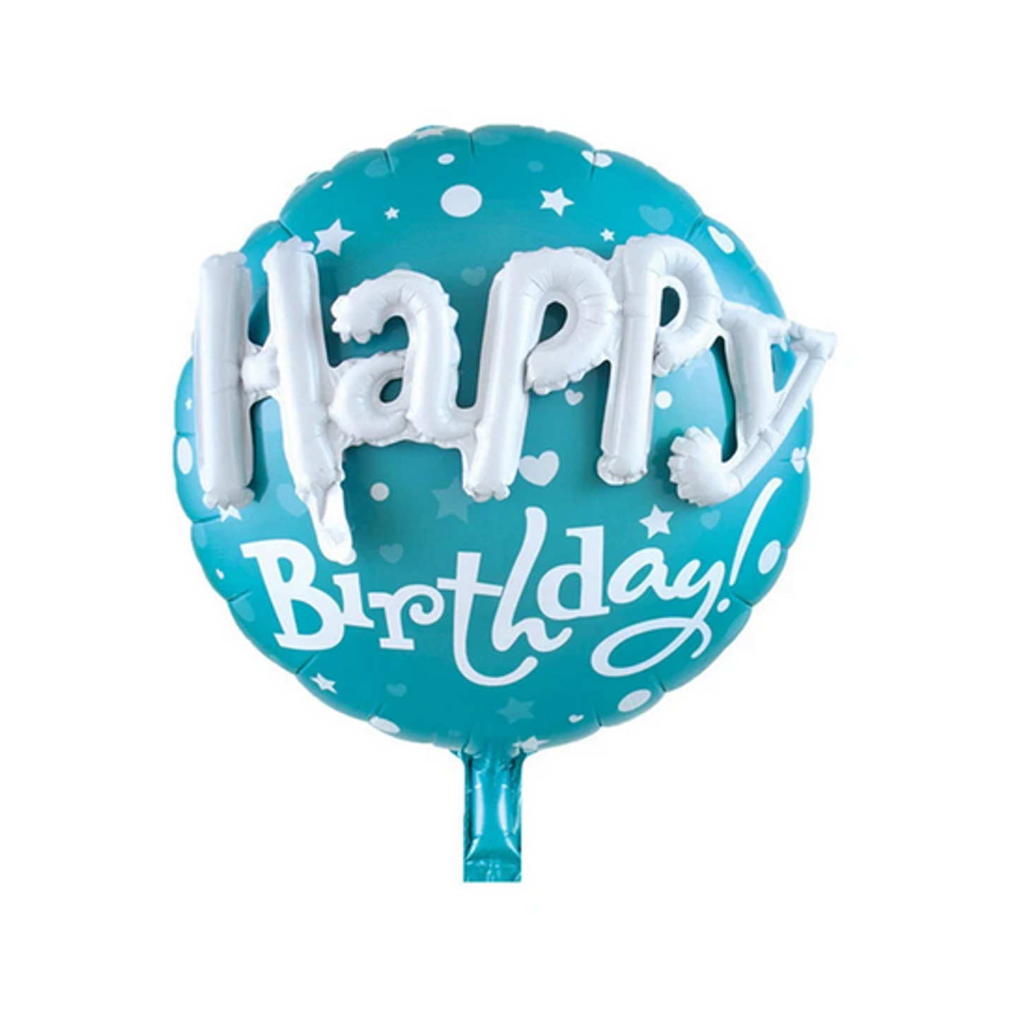 Happy Birthday Big Balloon Blue