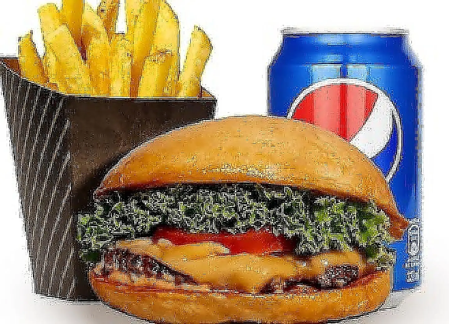 وجبة برجر لحم