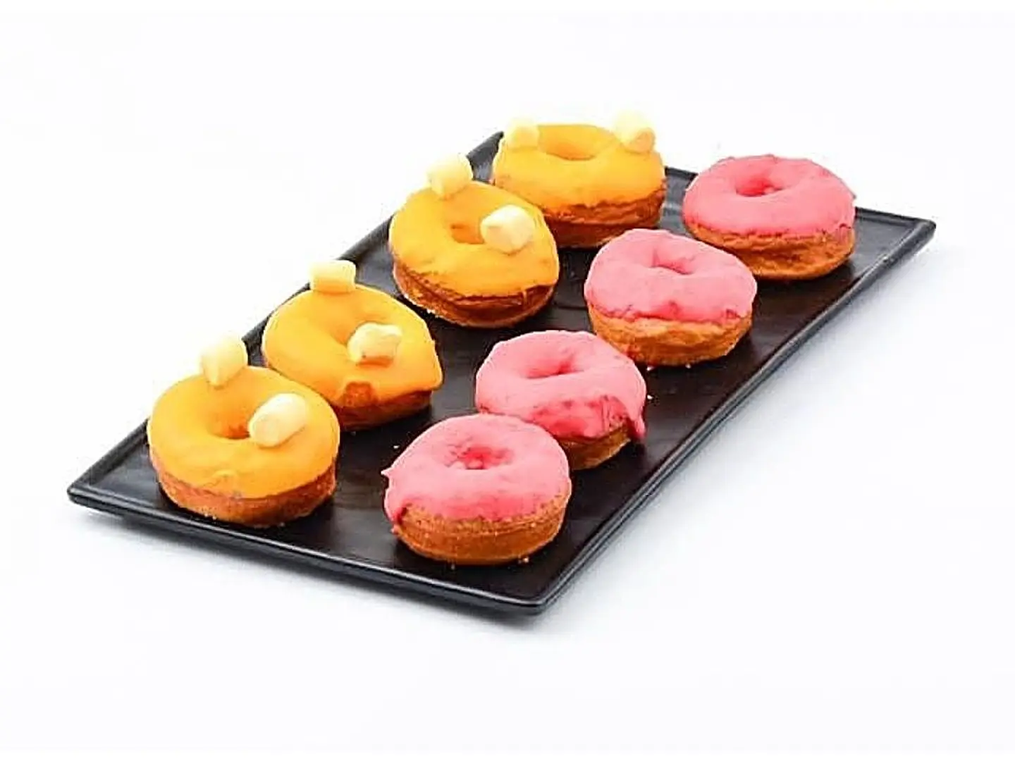 Plate Of 6 Mini Assorted Donuts
