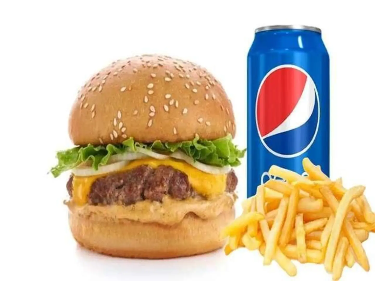 وجبة برجر لحم