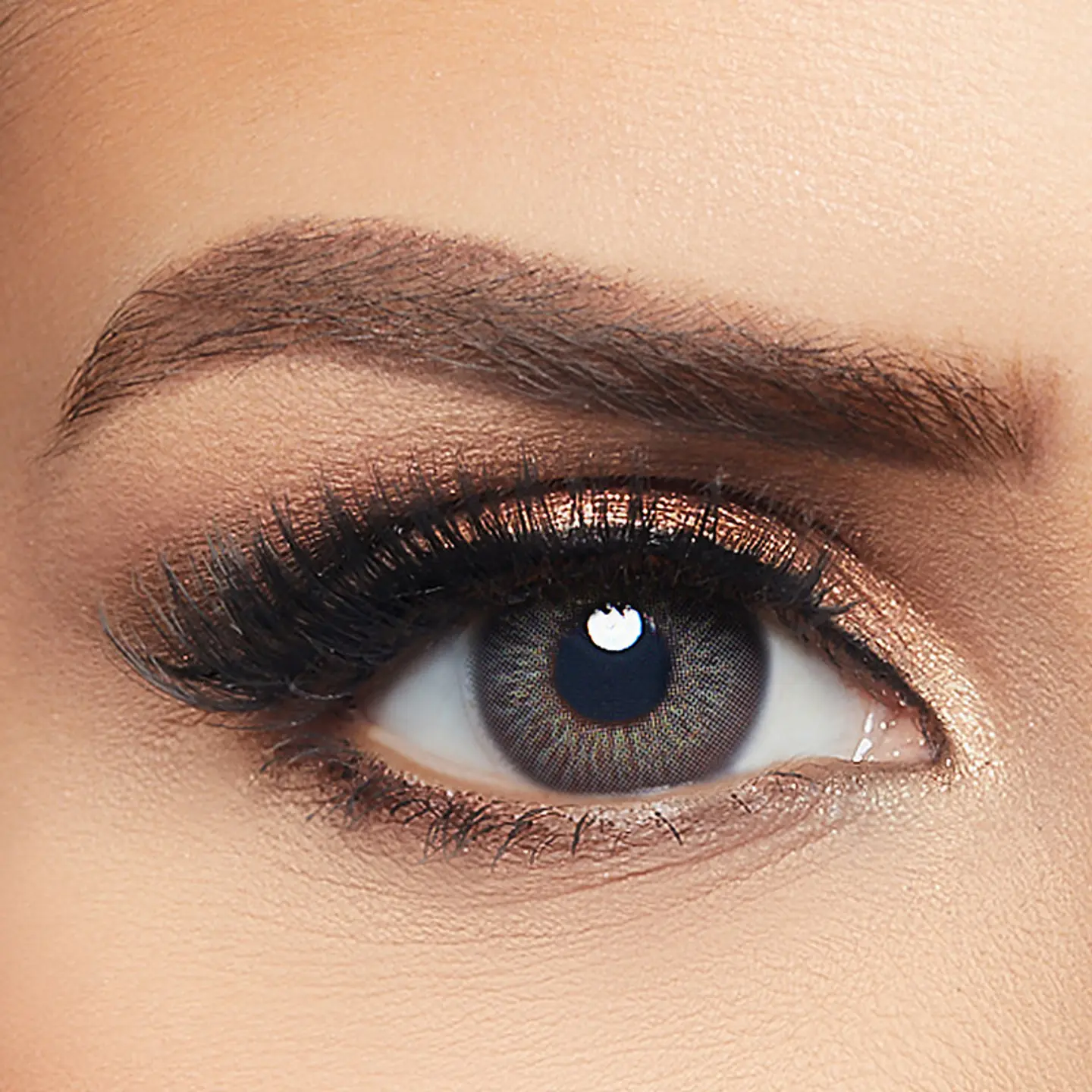 Crescent Gray Colored Contact Lenses By Layala  Pack Of 2