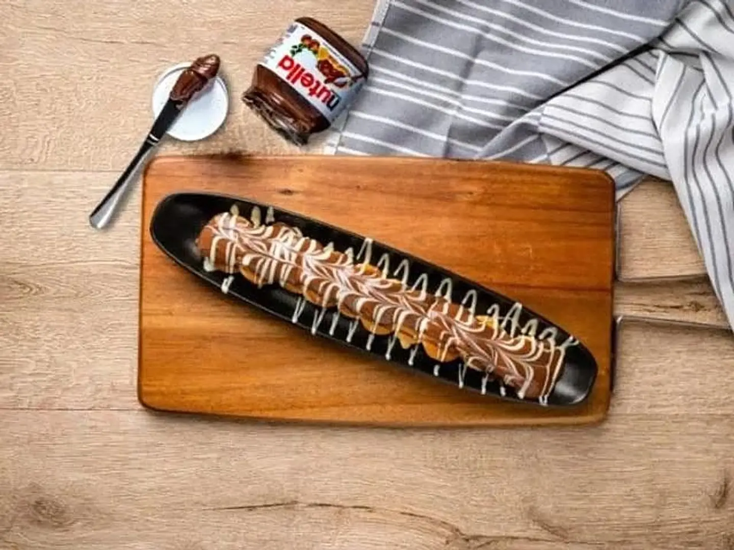 Mini Nutella Pancakes