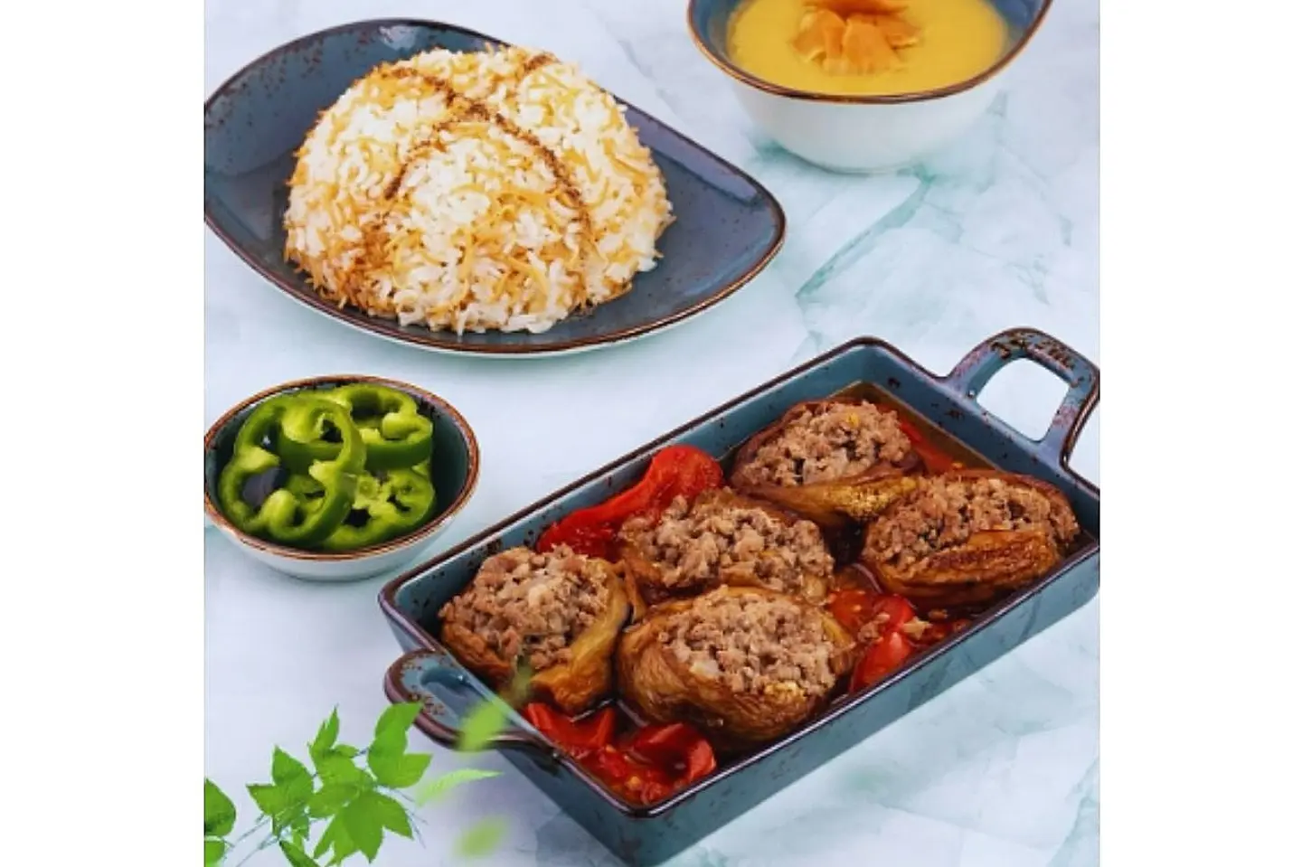 Manzila Eggplant Shami With Nuts