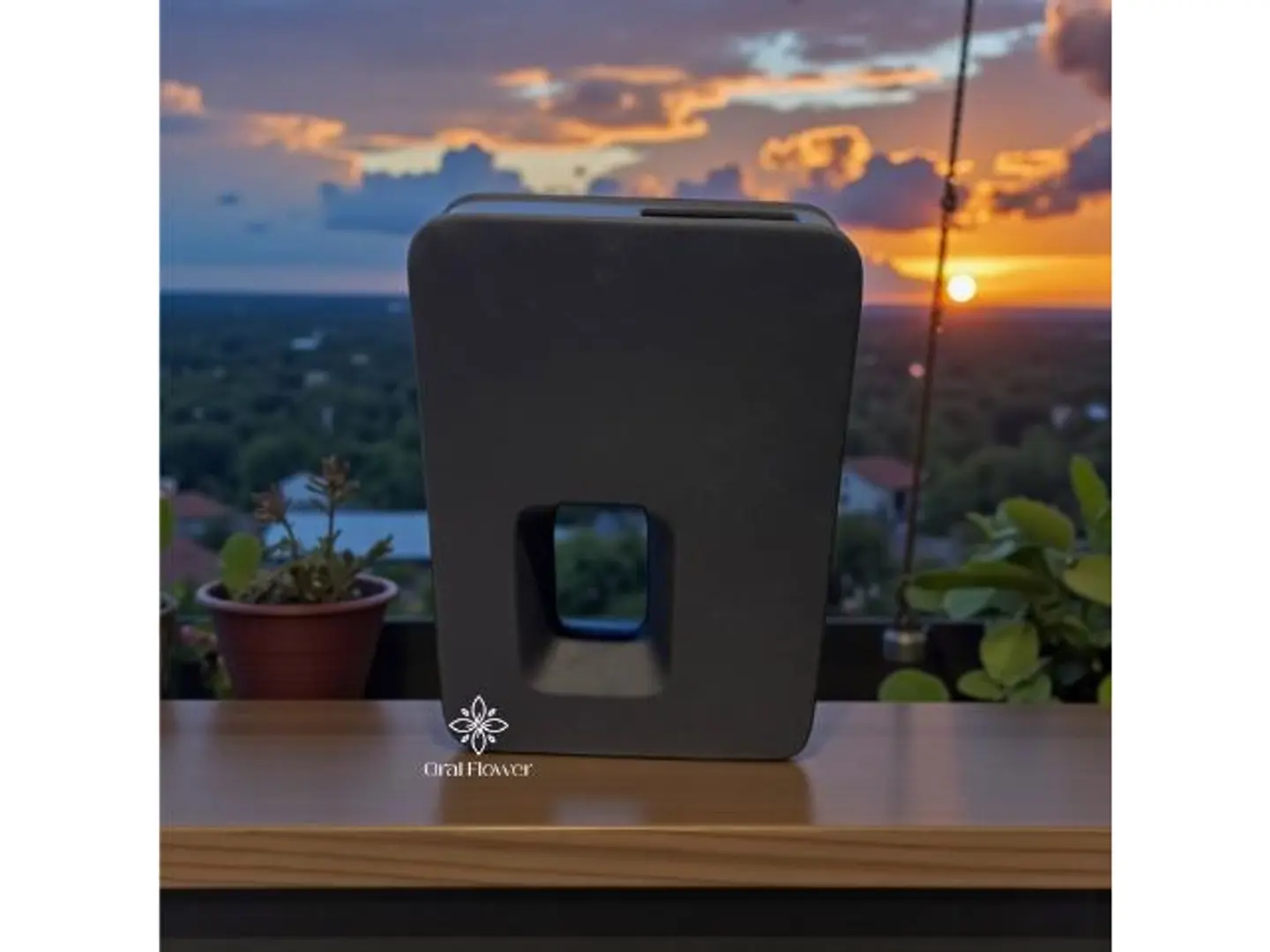 فازة سراميك رصاصي 2