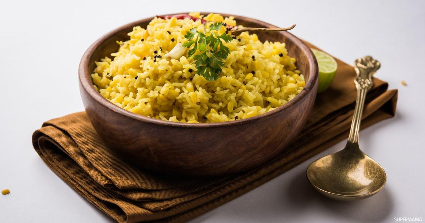 عدس مع أرز