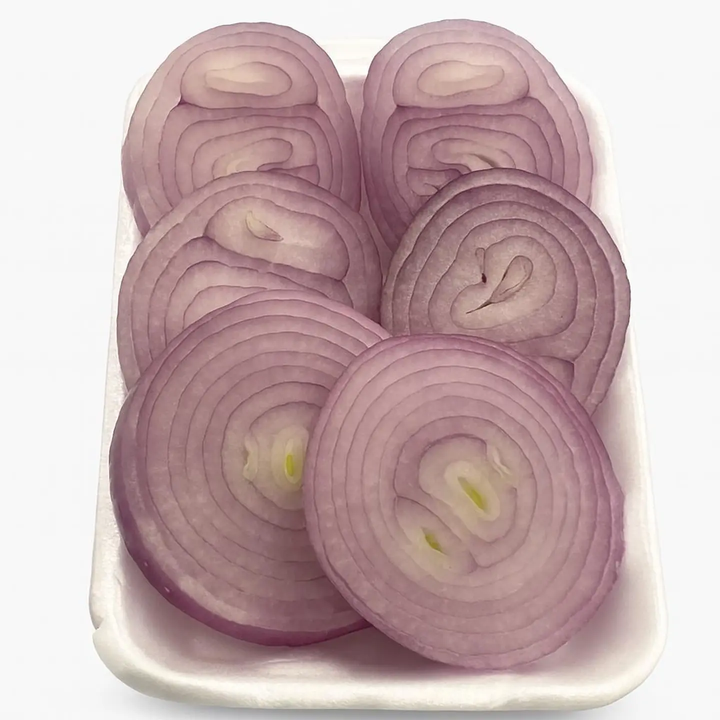 بصل احمر حلقات علبه