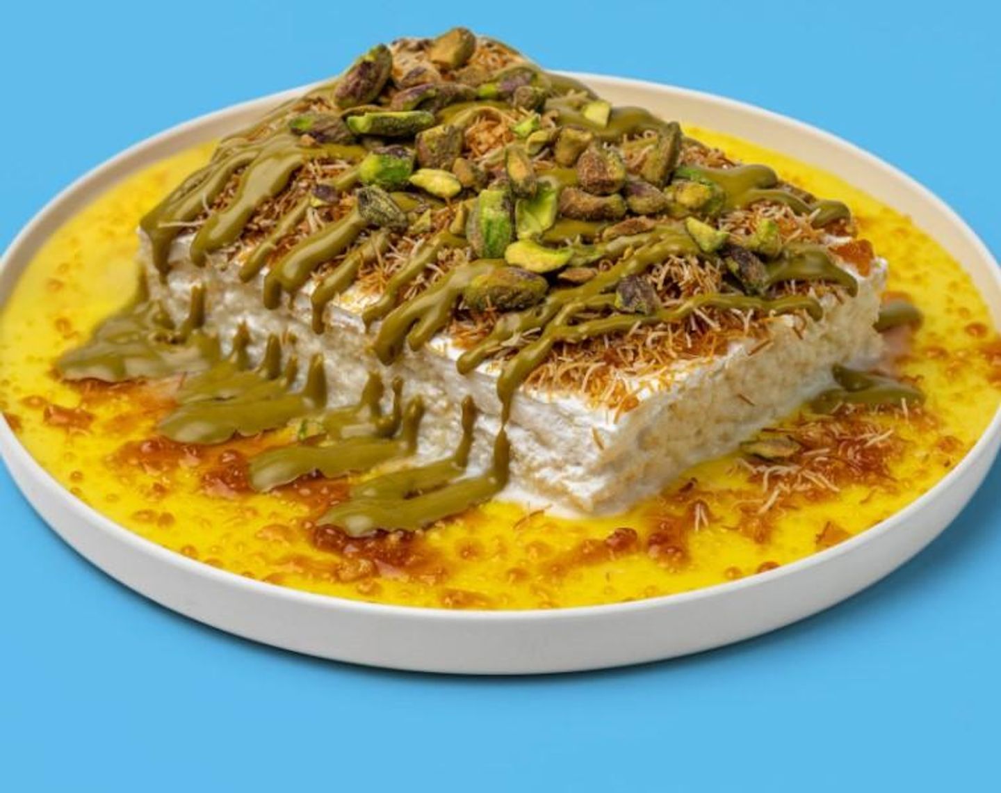 فتة بروليه بالفستق