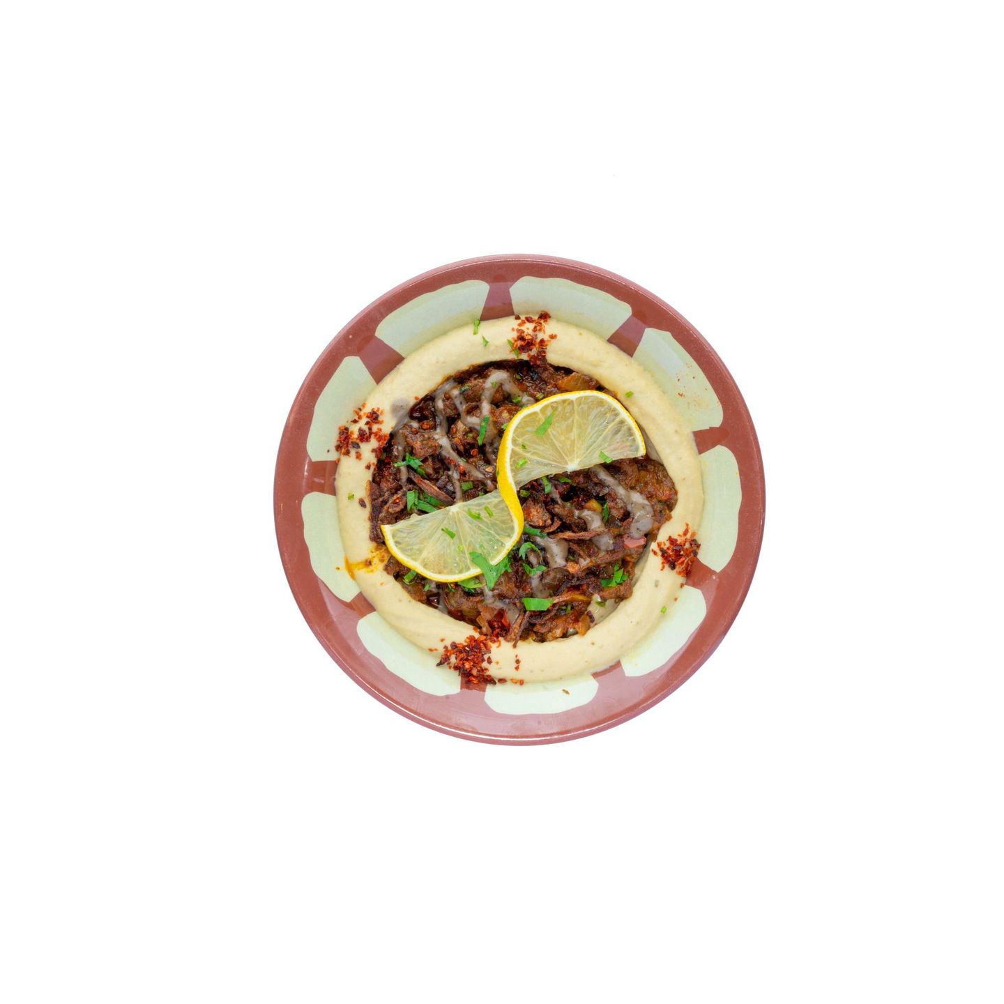 طبق كبدة وحمص