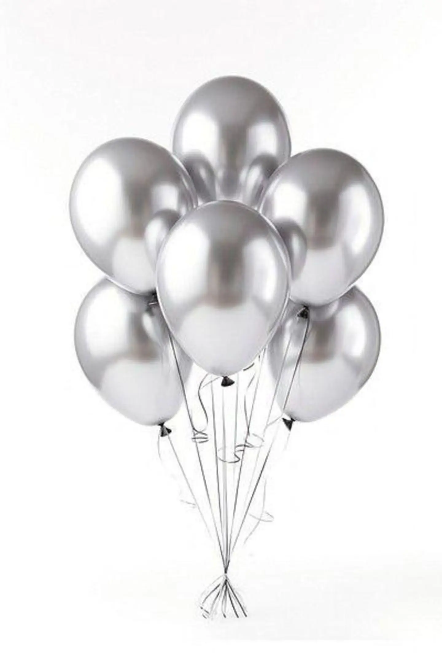 بالون فضي
