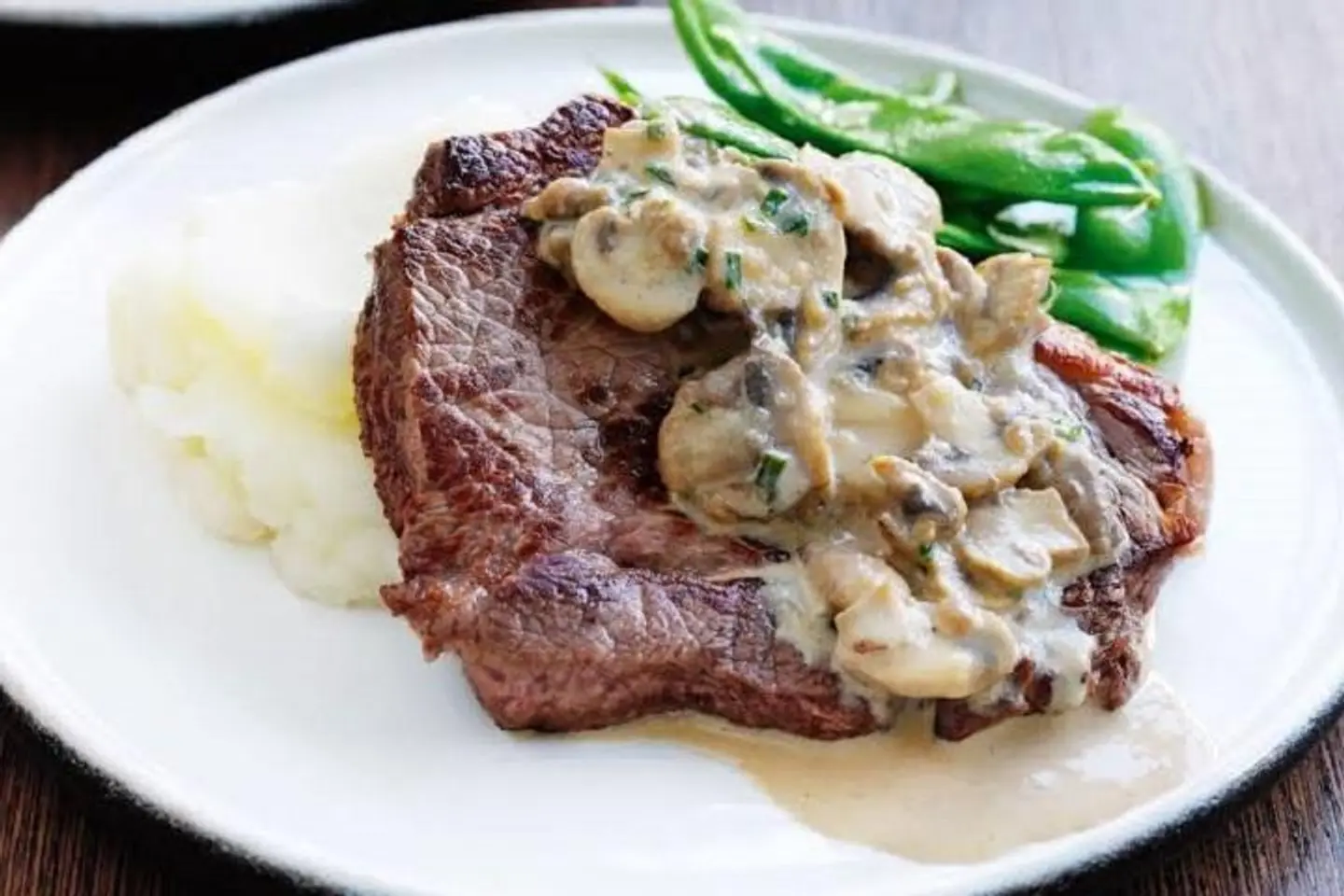 Beef Fillet Steak With Mushroom Sauce