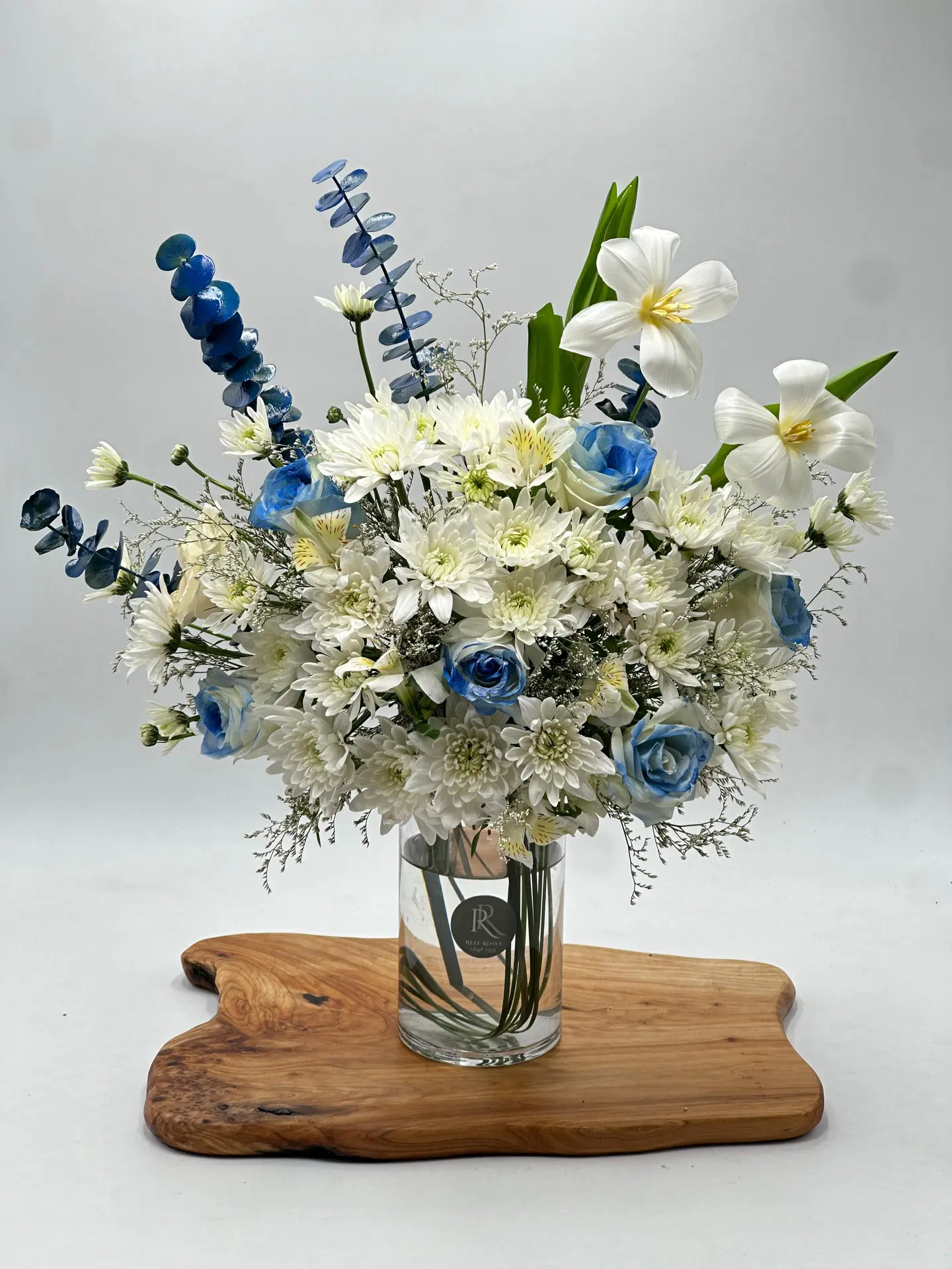 White Countryside Vase