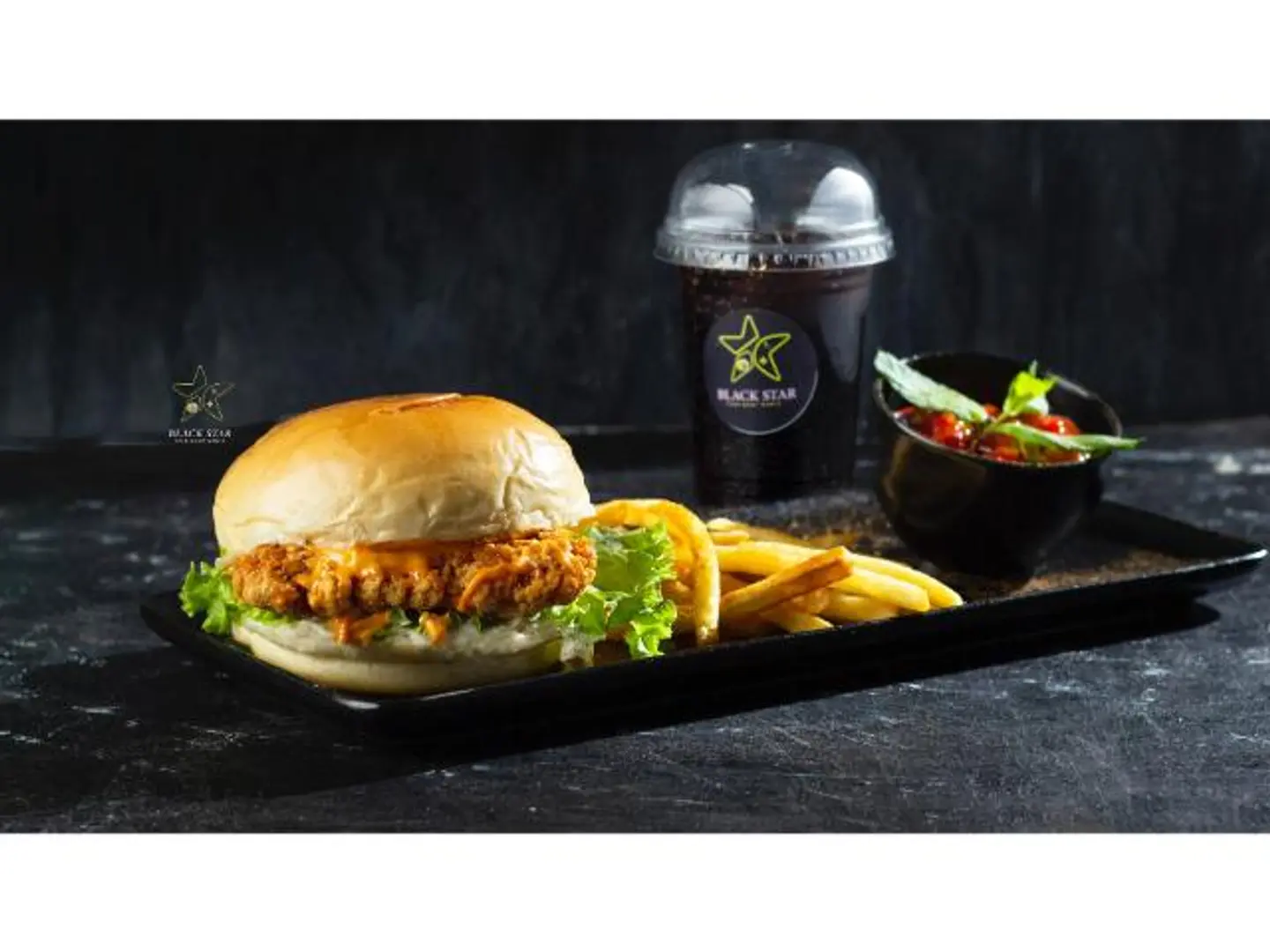 Crispy Chicken Burger Meal