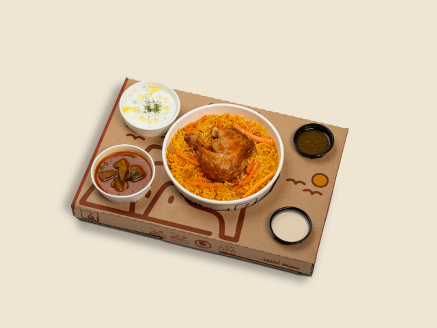 وجبة دجاج بخاري