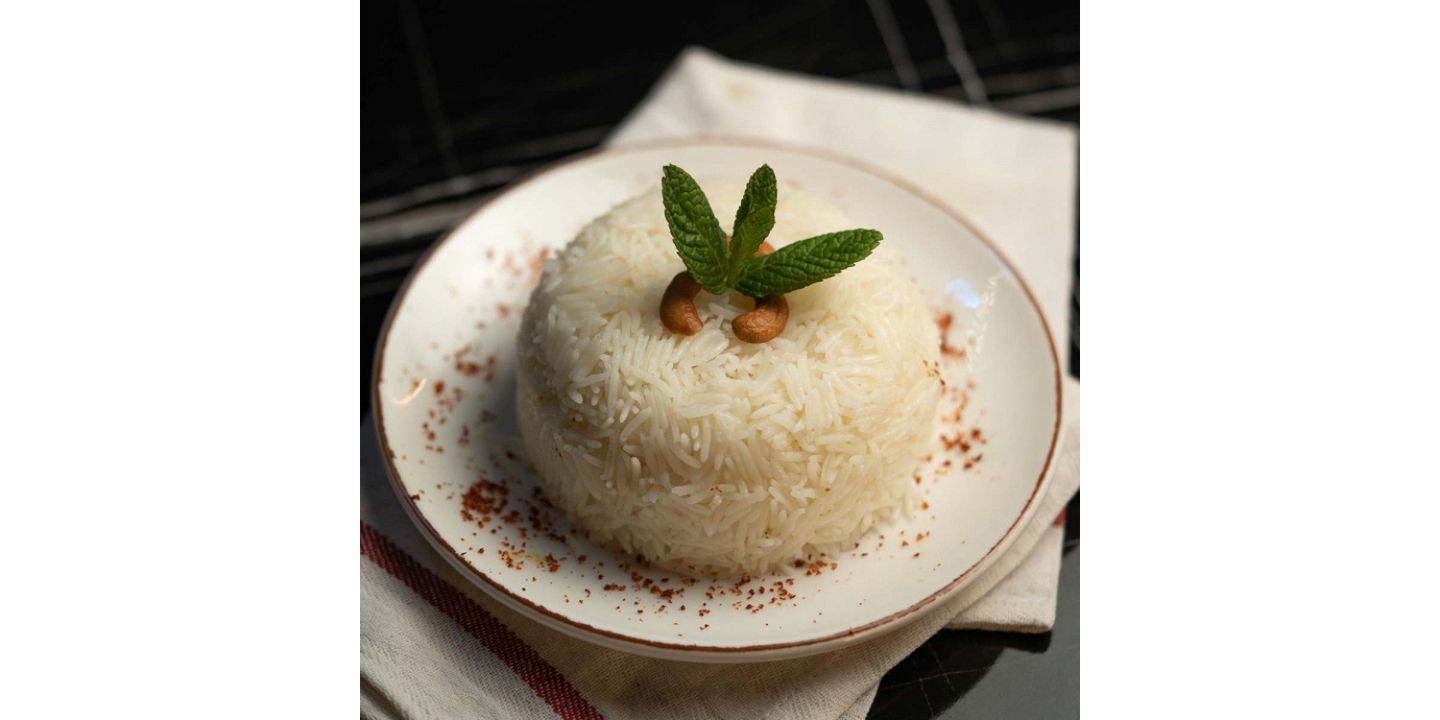 White Rice Plate