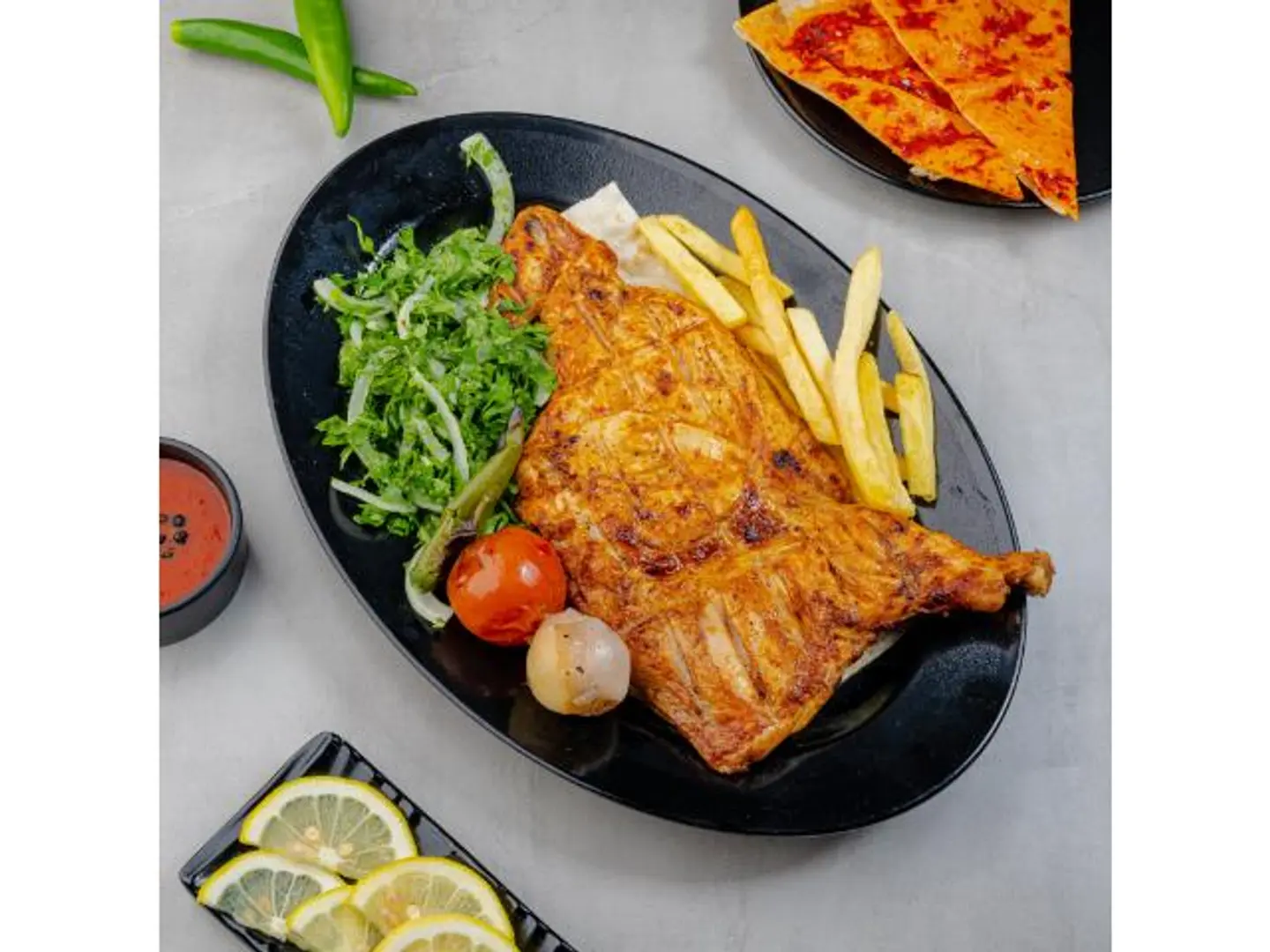 Half Charcoal Grilled Chicken Plain