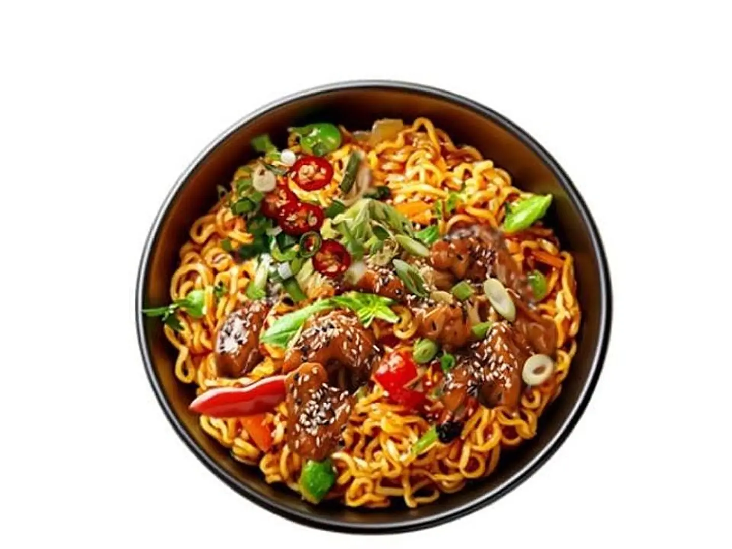 Indomie With Roasted Beef