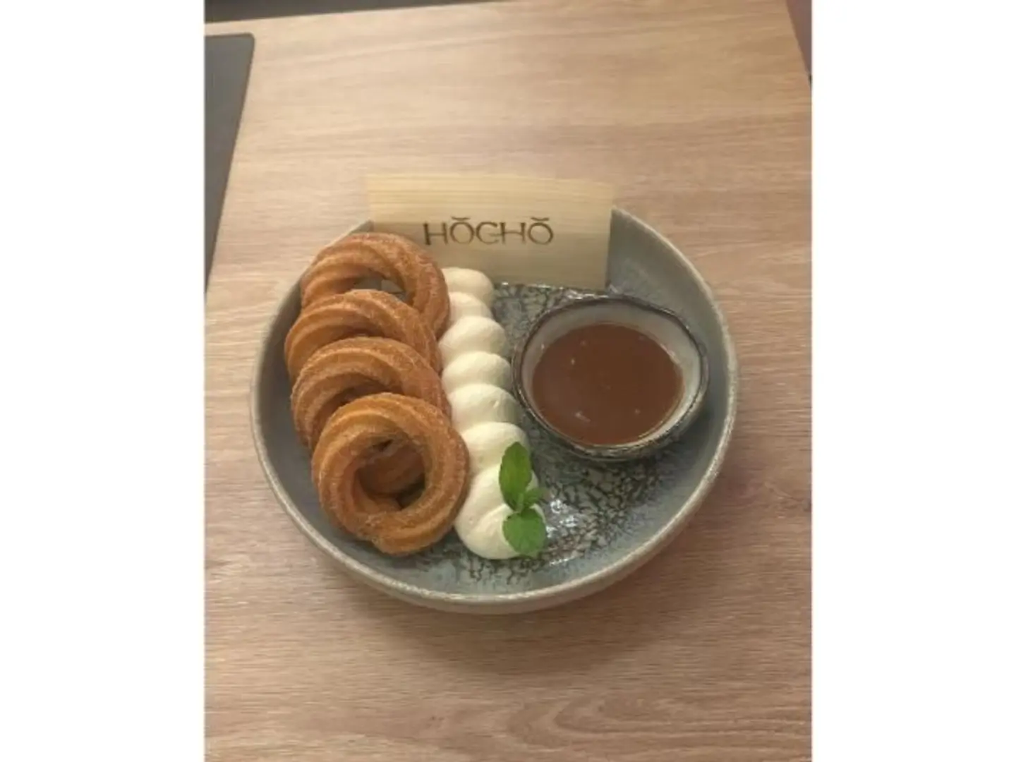 Churros With Miso Toffee And Cream Toffee