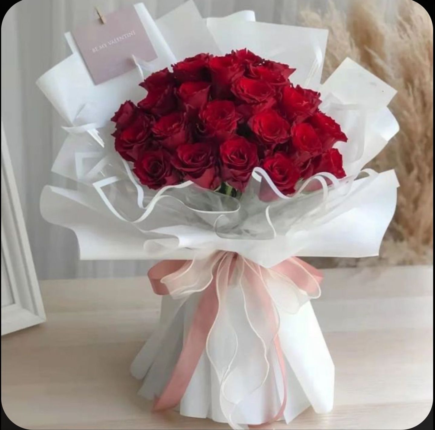 بوكيه جوري احمر ٤٠ ورده