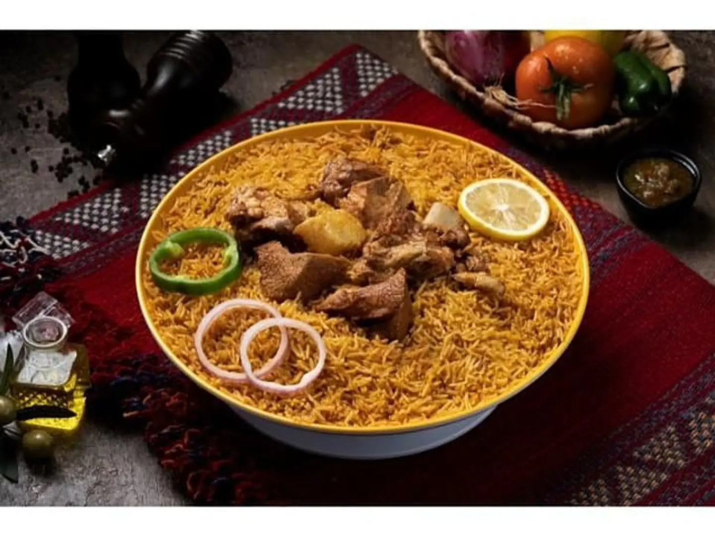 Meat With Shabi Rice For One Person