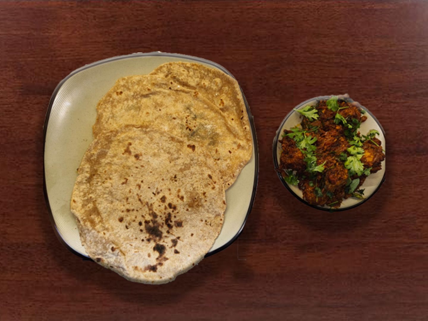 Chapati Chicken Sukka