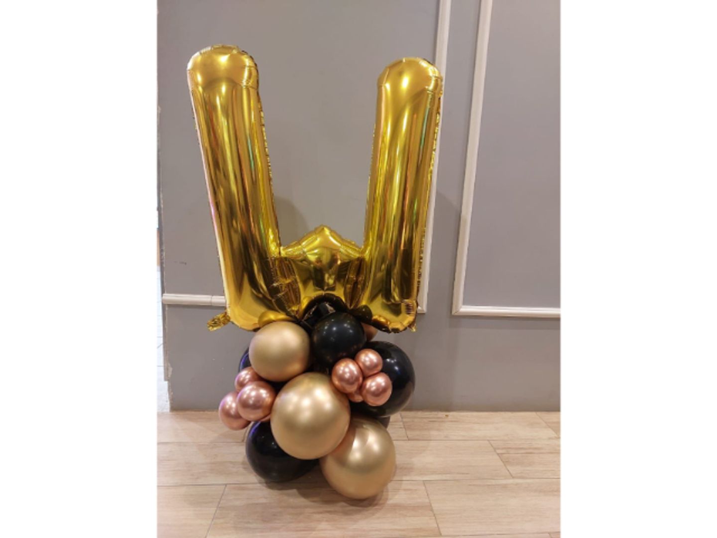 Letter Balloon With Normal Balloon