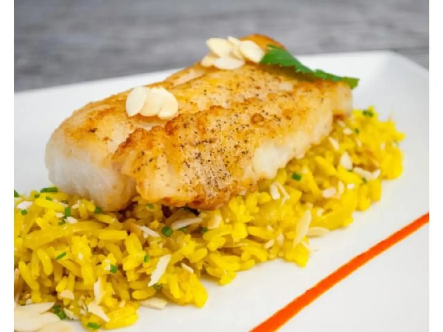 Fried Fish Fillet With Rice