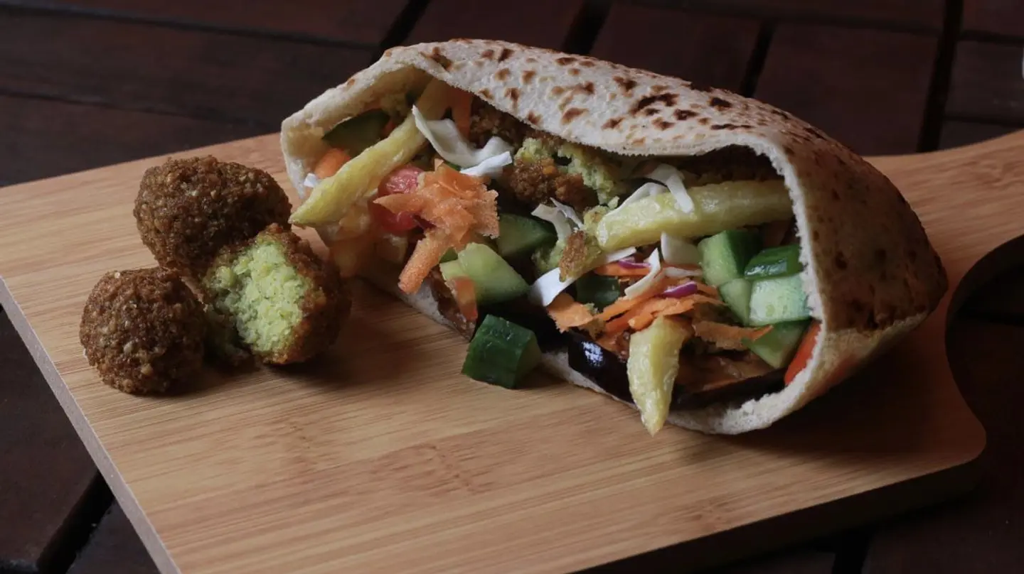 Mixed Falafel Sandwich