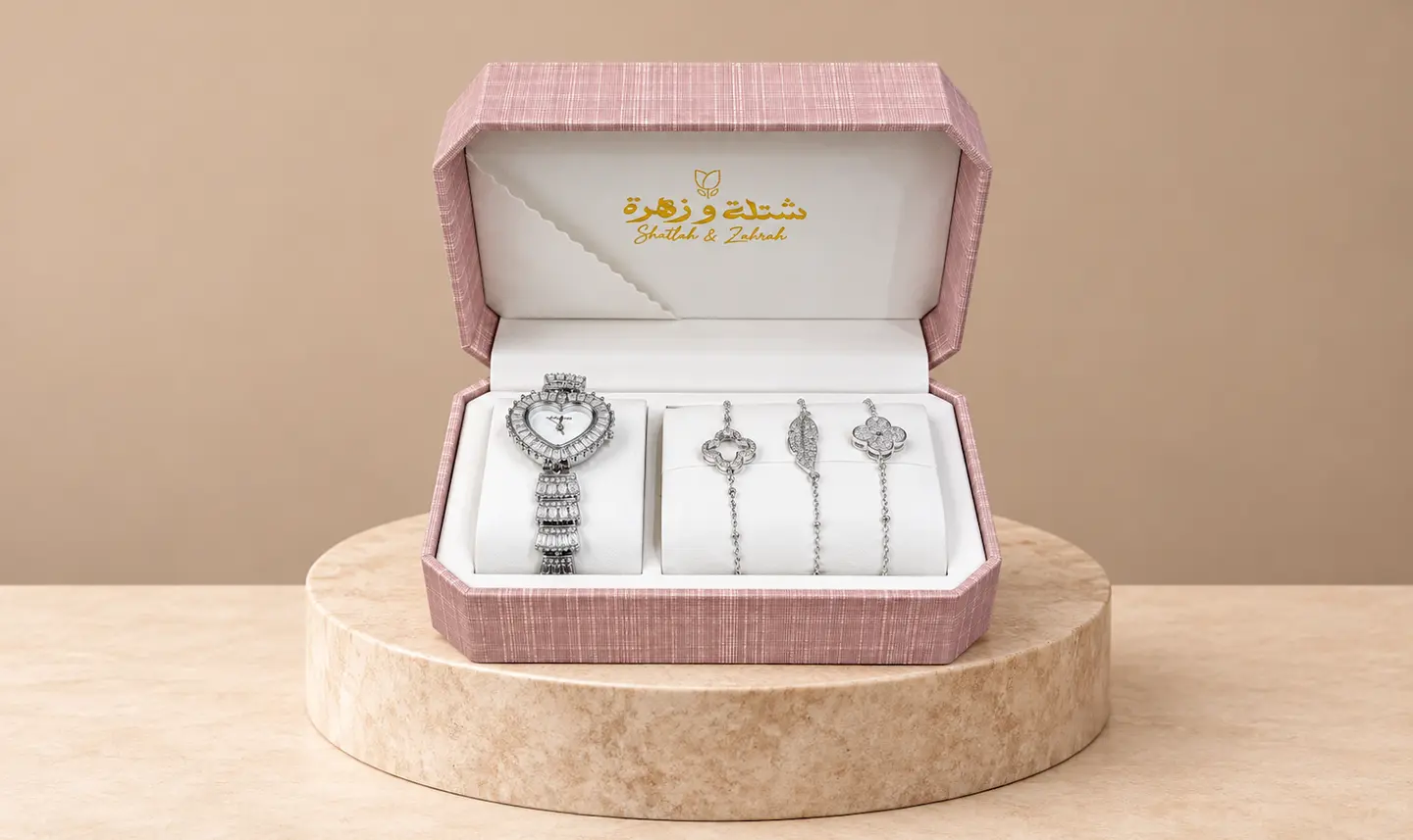 طقم ساعة نسائية 5