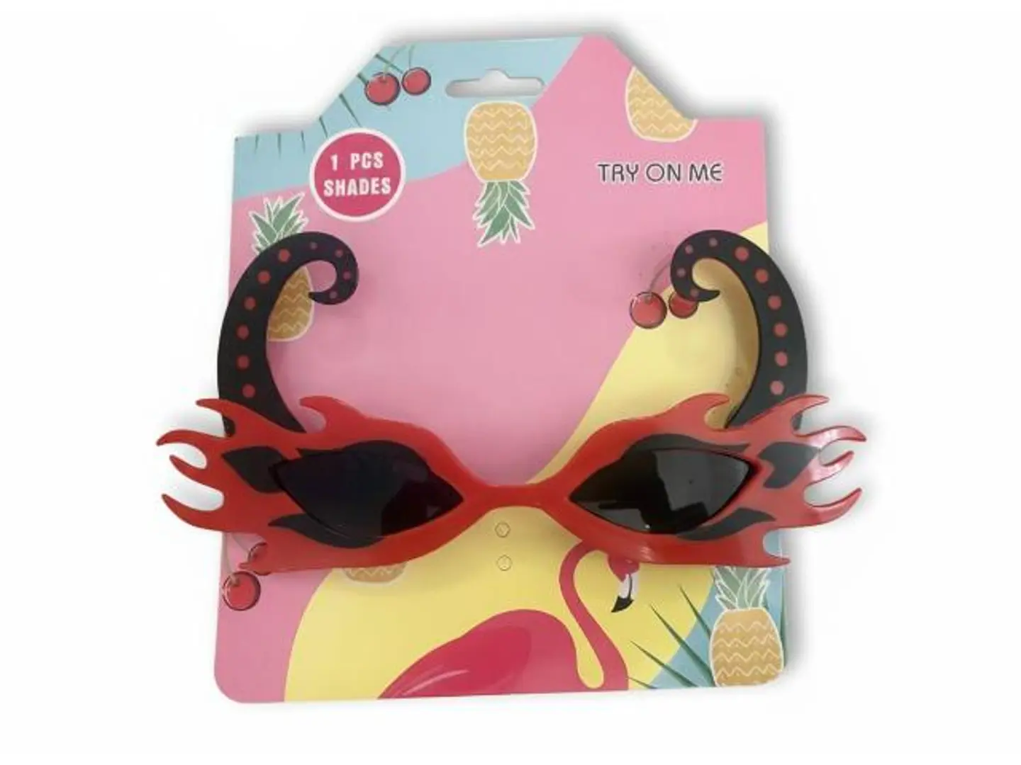 Red And Black Birthday Glasses