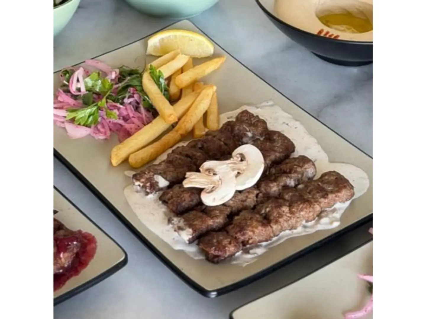 كباب بالفطر