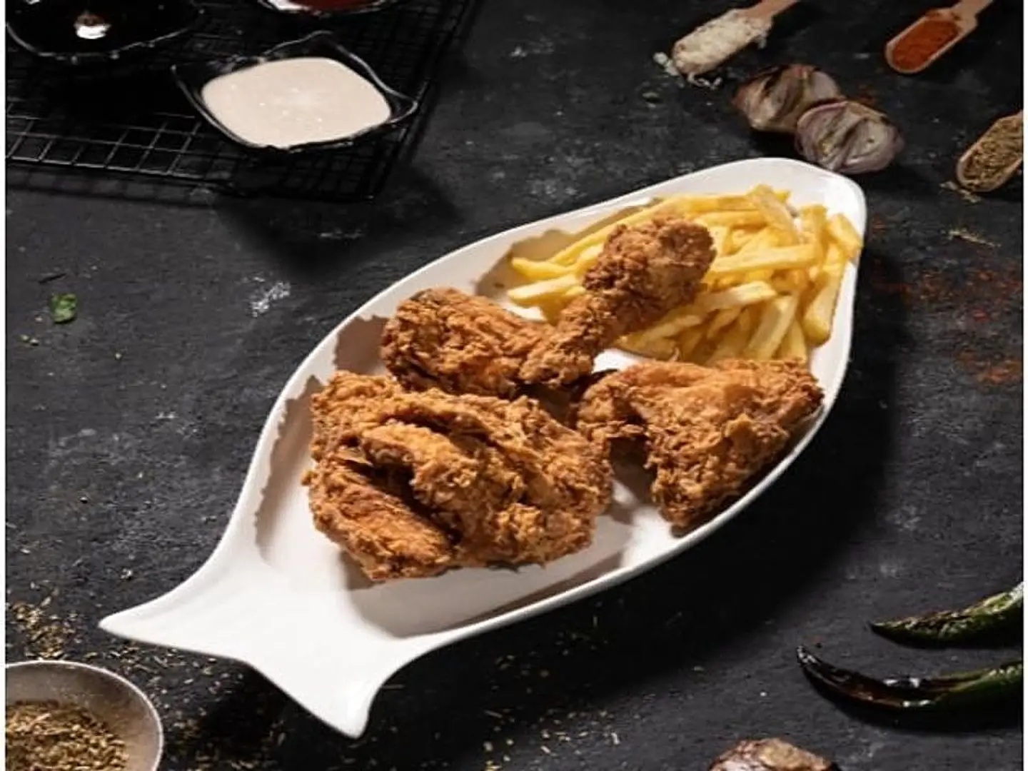 Half Broasted Chicken