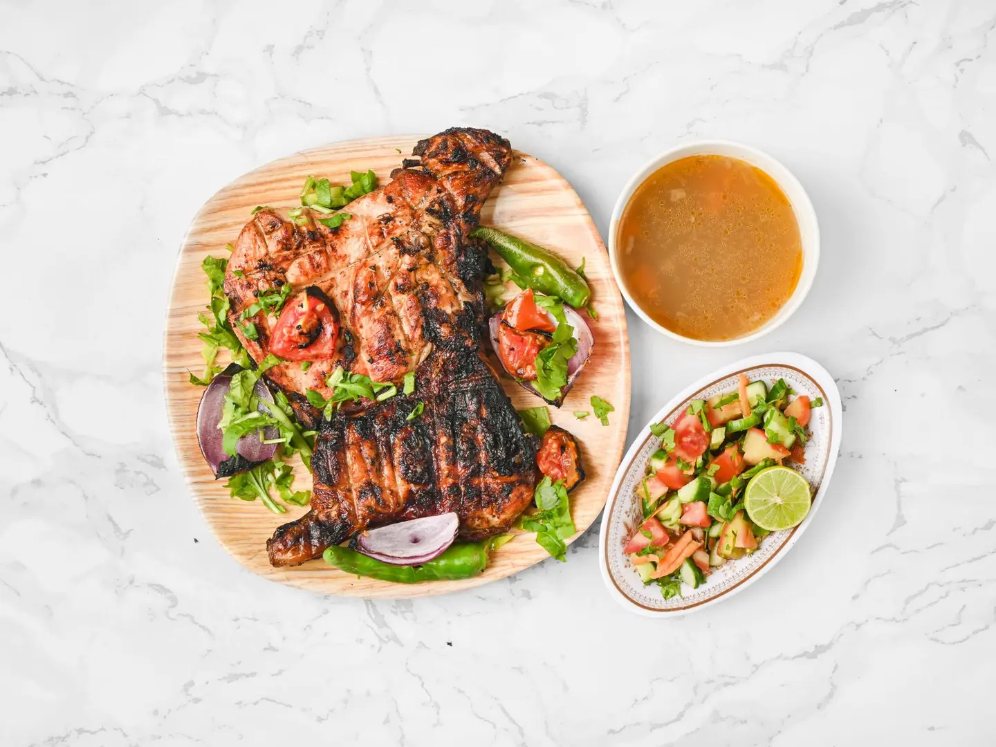 دجاج على الفحم