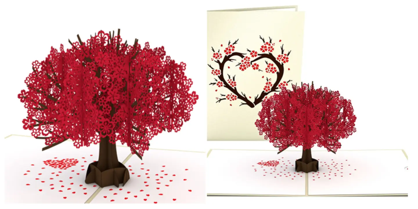Red Sakura Tree