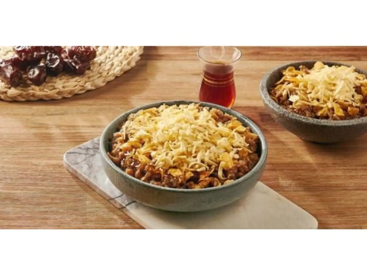 Mgalgal Meat With Cheddar Cheese